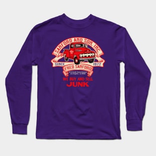 Sanford & Son Truck Ribbon Long Sleeve T-Shirt